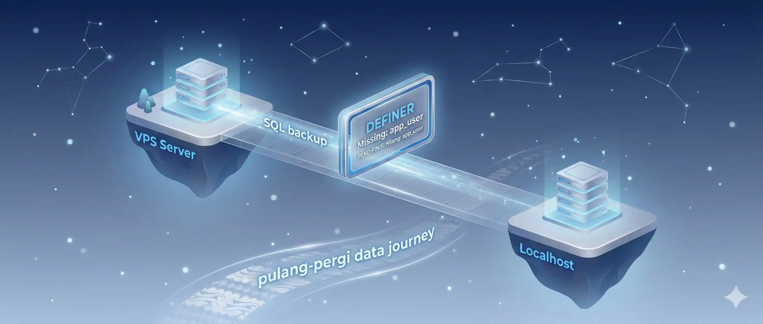 a small journey between two servers - restoring a database